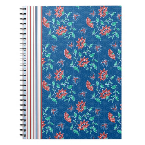Aiyana Floral Batik Notebook