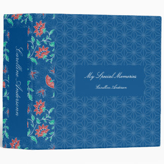 Aiyana Floral Batik Pattern Binder