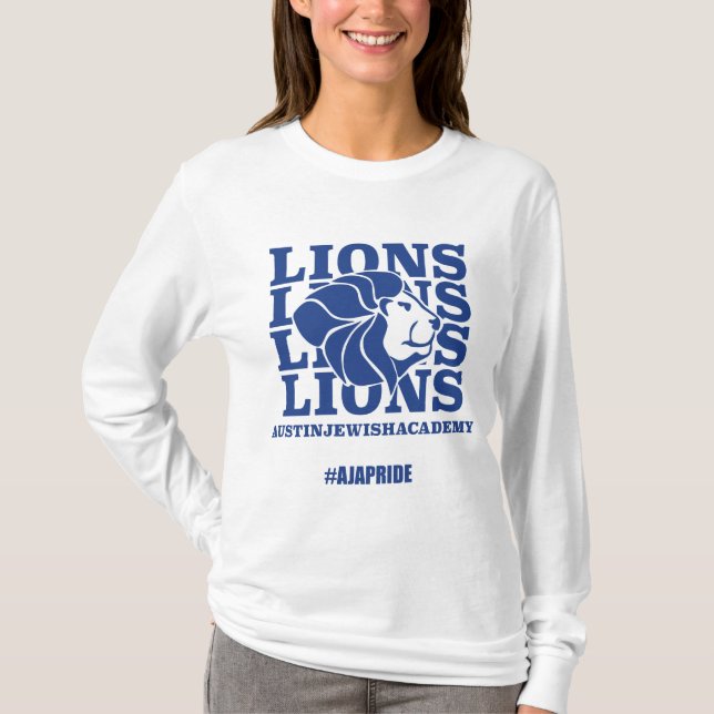 AJA Lions Long Sleeve Shirt (Front)