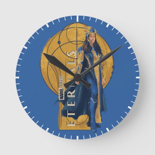 Ajak Astrometry Graphic Round Clock