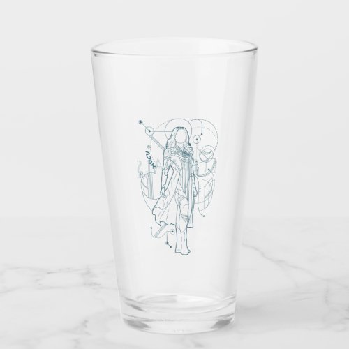 Ajak Astrometry Outline Glass