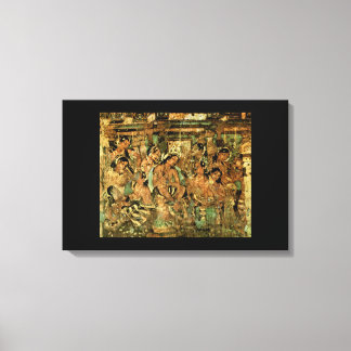 AJANTA CAVE PAINTINGS CANVAS PRINT