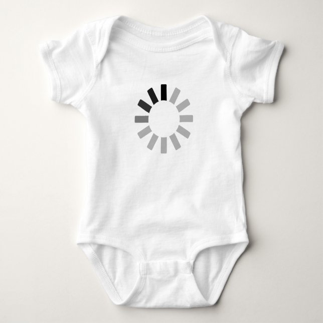 Ajax Loading Indicator Baby Bodysuit (Front)
