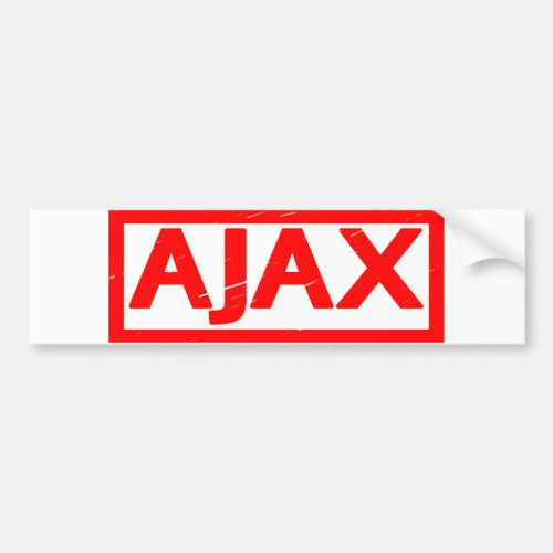 Ajax Stamp Bumper Sticker
