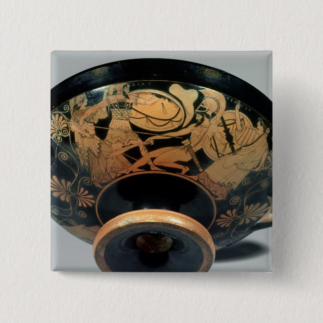 Ajax, urged on by Athena Button (Front)