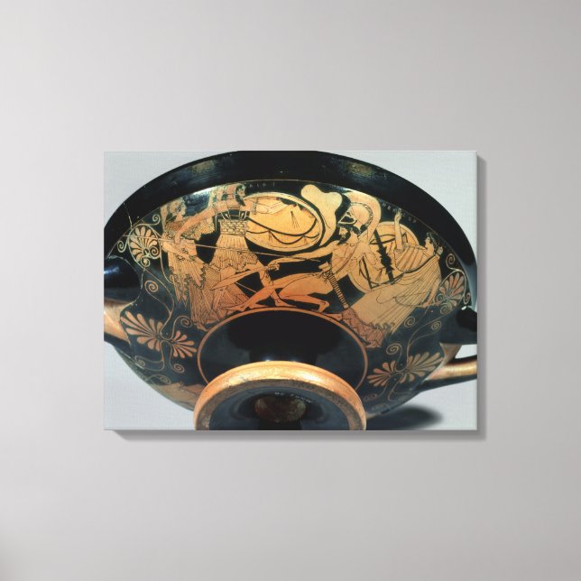 Ajax, urged on by Athena Canvas Print (Front)