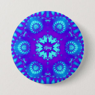 AJAY ~ COOL! ~ Shades of Purple and Blue ~ Button