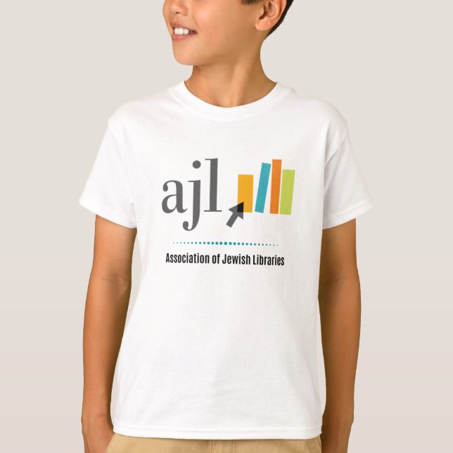AJL logo and text Kids T-Shirt (Front)