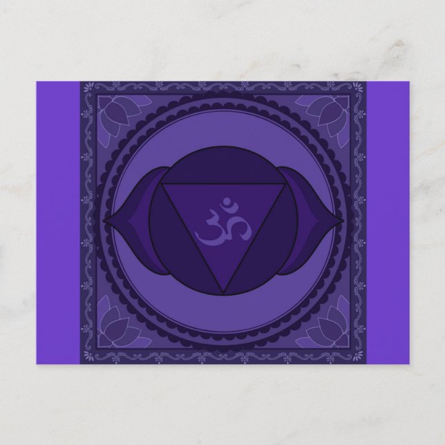 Ajna or third eye chakra Postcard (Front)
