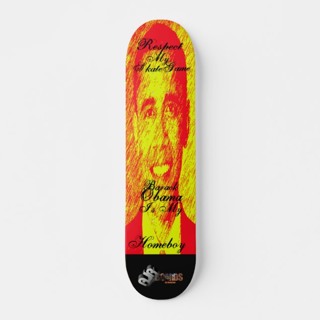 AJR Boards- Respect My Skate Game Skateboard Deck (Front)