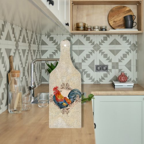 AJR_PAPER_Black_Vintage_Rooster_1bjpg Cutting Board