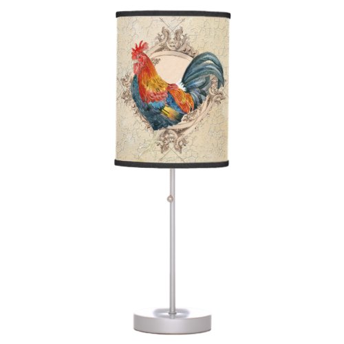 AJR_PAPER_Black_Vintage_Rooster_1bjpg Table Lamp