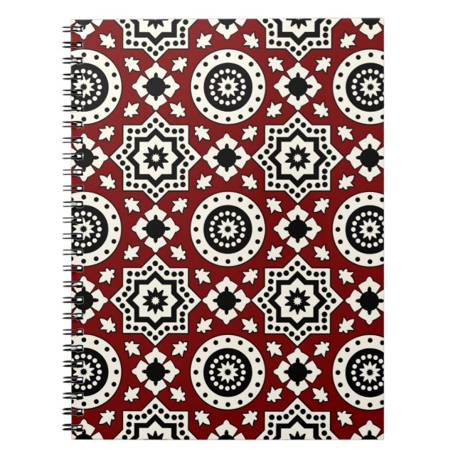 Ajrak Tribal Pattern Photo Notebook (Front)