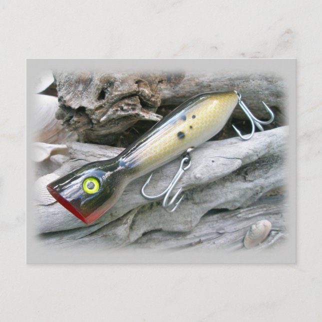 AJS Saltwater Lure Popper Coordinating Items Postcard (Front)