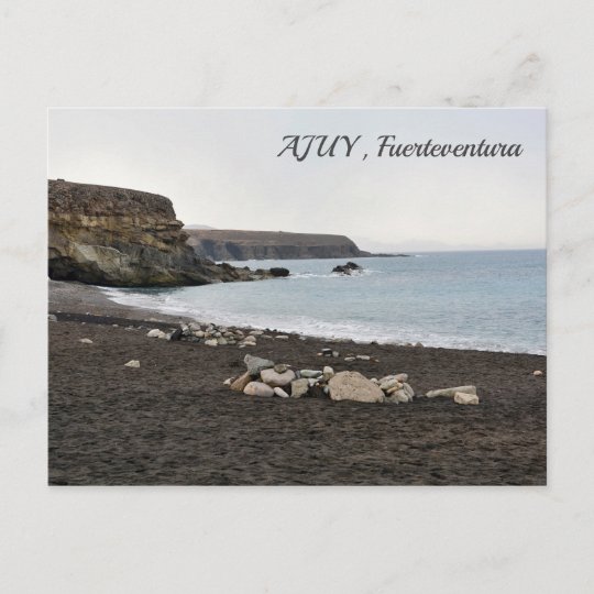 Ajuy Fuerteventura Beach Postcard Zazzle Com