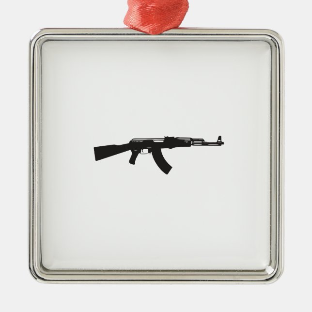 ak47.ai metal ornament (Front)