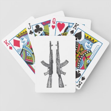 AK47 art Bicycle Playing Cards AK47 art Bicycle Playing Cards
