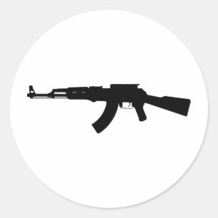 ak47 classic round sticker