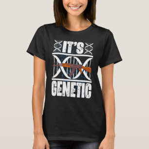 Ak47 Genetic Gun DNA Ak47 assault rifle Gun T-Shirt