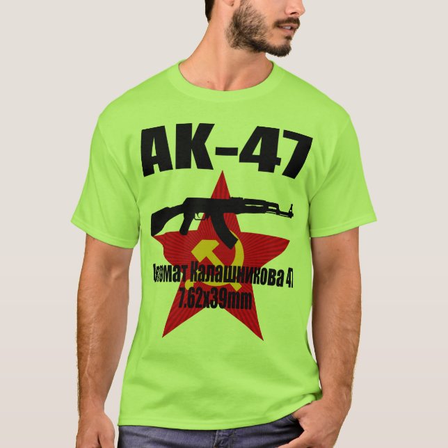 AK47 Red Star Z T-Shirt (Front)