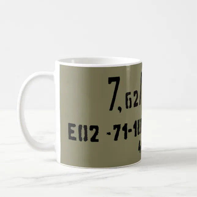 AK-47 7.62x39 Ammo Spam Can Coffee Mug | Zazzle