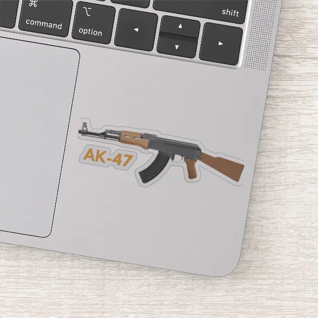 AK-47 Assault Rifle Sticker | Zazzle