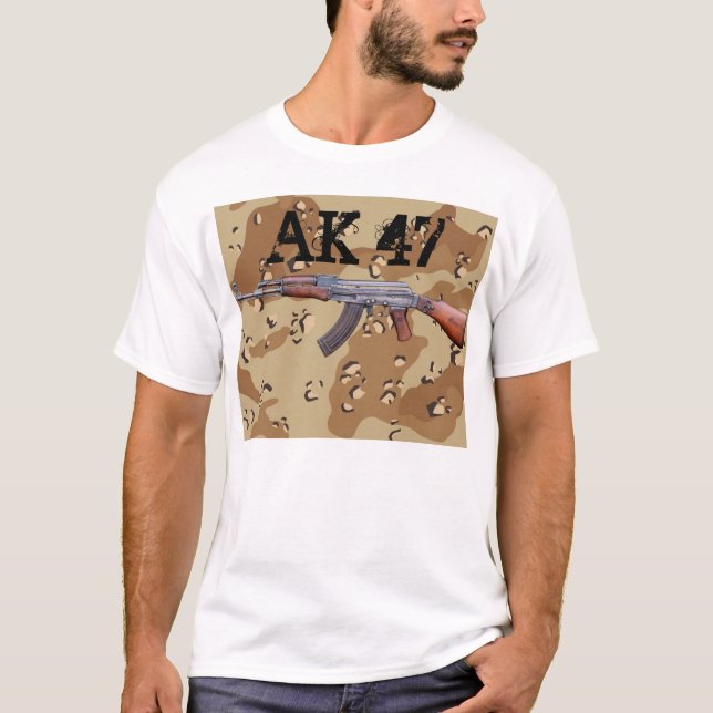 AK-47 Desert Camo T-Shirt (Front)