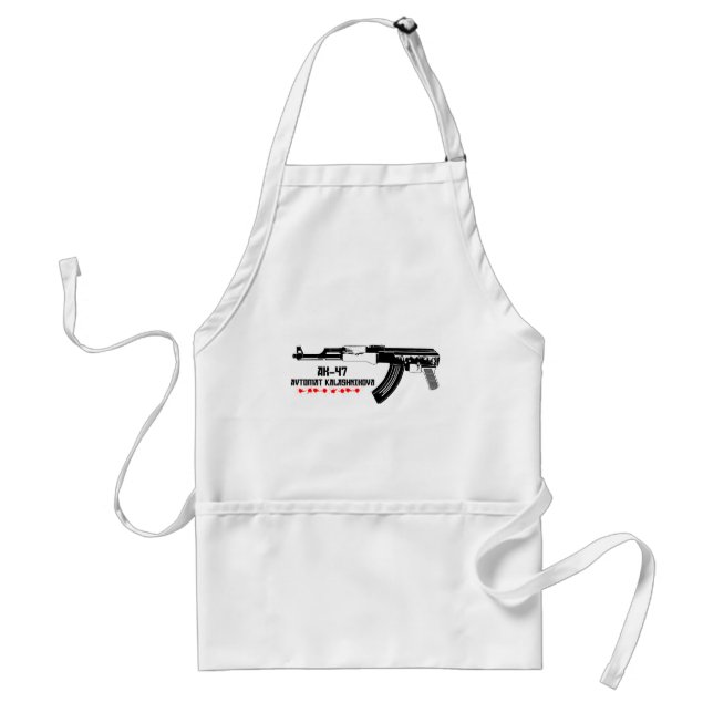 Ak-47 epron adult apron (Front)