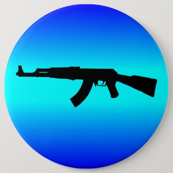 Ak-47 Silhouette Button by lucidreality at Zazzle