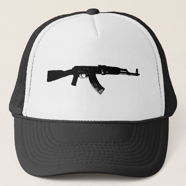 AK-47 Silhouette Trucker Hat (Front)