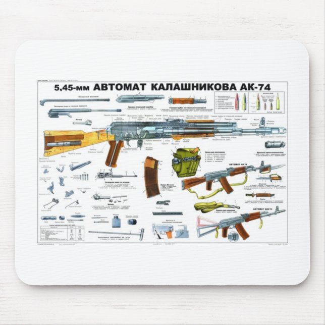 Ak 74 sparkling sepad mouse pad (Front)
