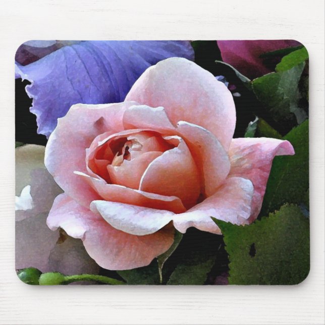 AK- Delicate Rose Mousepad (Front)