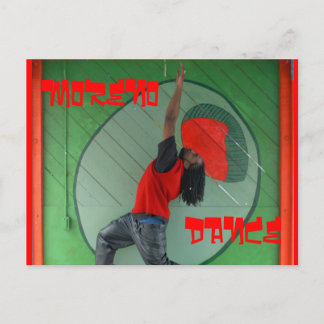 AK,Green Olive, DANCE Postcard