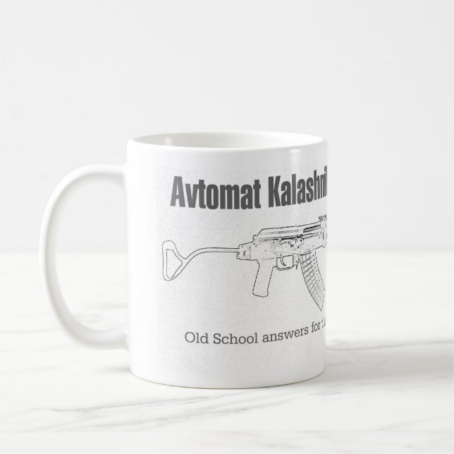 AK Old School Coffee Mug (Left)
