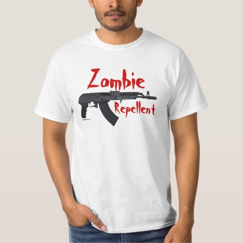 AK Pistol _ Zombie Repellent T_Shirt