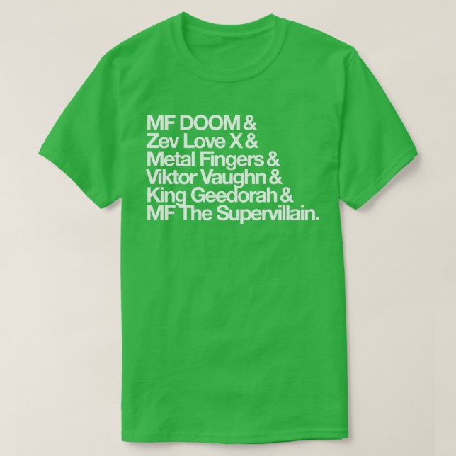 AKA MF DOOM T-Shirt (Design Front)