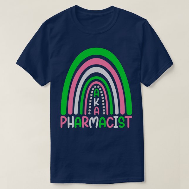 AKA Pharmacist Aka Paraphernalia Alpha Kappa Soror T-Shirt (Design Front)