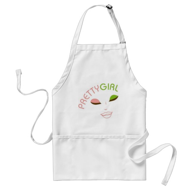 AKA Pretty Girl Adult Apron (Front)