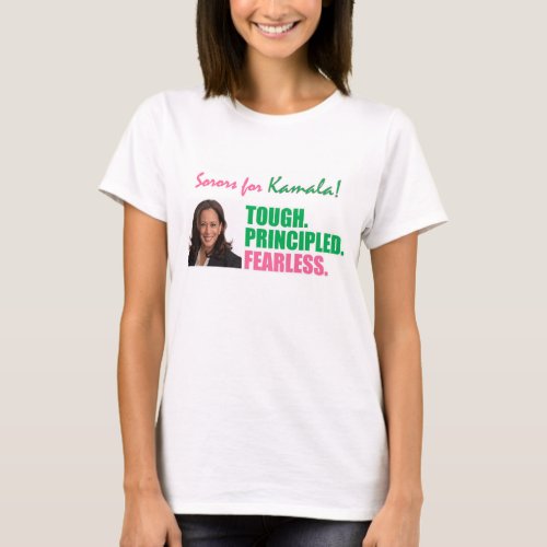 AKA Sorors for Kamala 2020 wPhoto T_Shirt