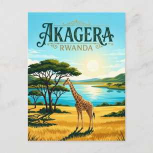 Akagera National Park Rwanda Postcard