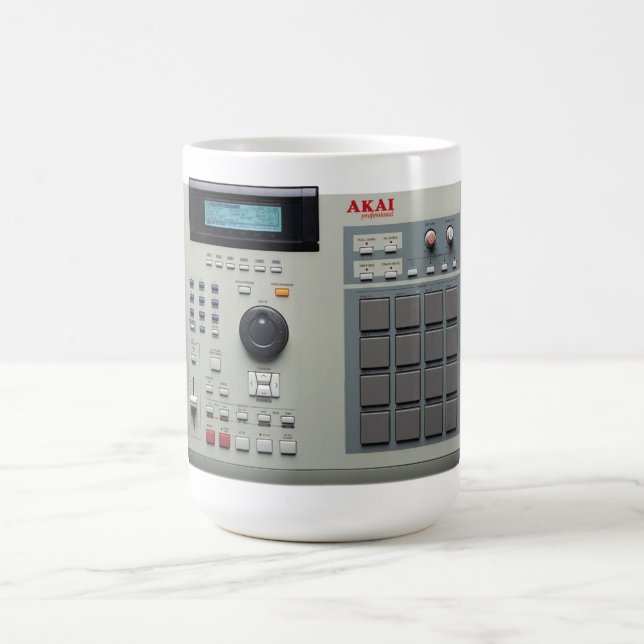 Akai MPC 2000 Drum Machine Coffee Mug (Center)