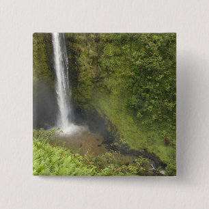 Akaka Falls, Hamakua Coast, Island of Hawaii, Pinback Button