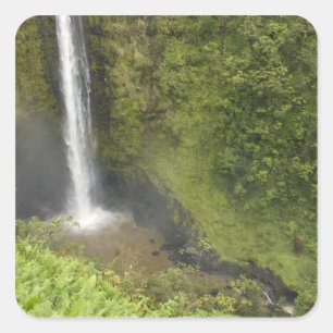 Akaka Falls, Hamakua Coast, Island of Hawaii, Square Sticker