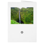 Akaka Falls, Hawaii, Card (Back)