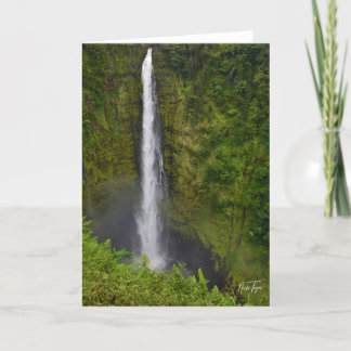 Akaka Falls, Hawaii note card