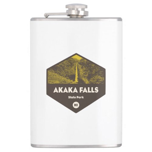 Akaka Falls State Park Hawaii Flask