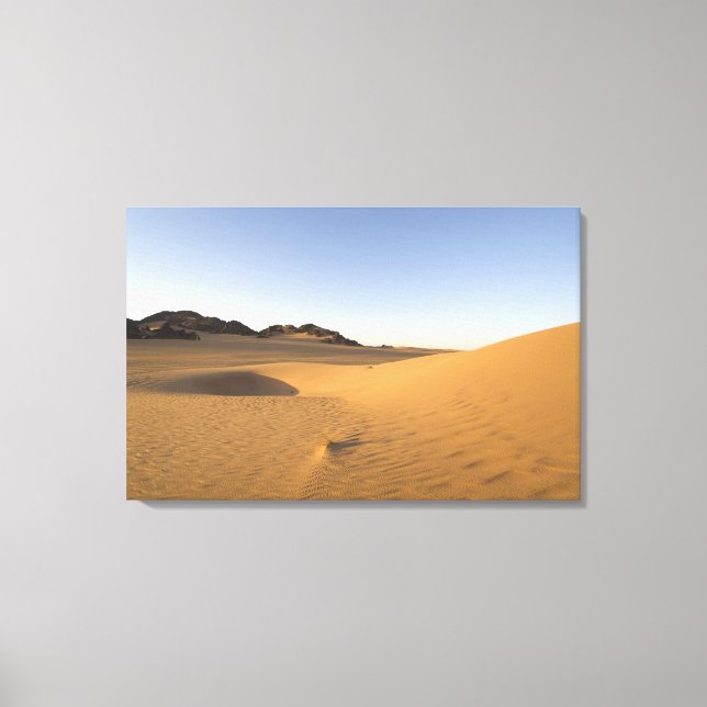 Akakus, Sahara desert, Fezzan, Libya. Canvas Print (Front)