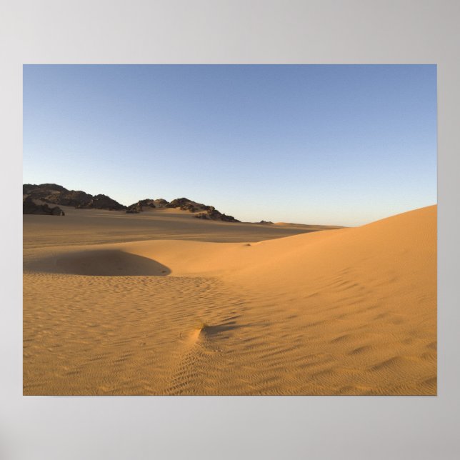 Akakus, Sahara desert, Fezzan, Libya. Poster (Front)