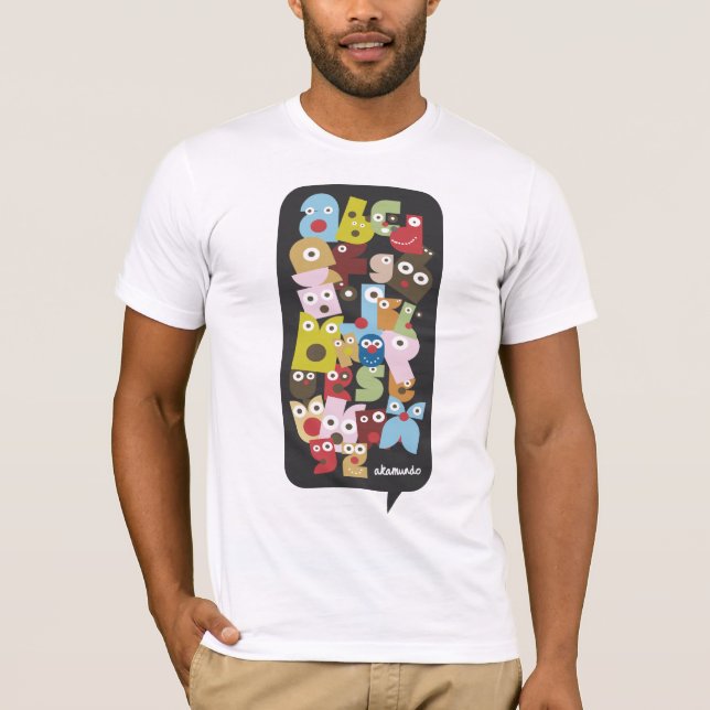 akamundo Alphabet T-Shirt (Front)