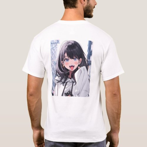 Akanbe JKBackprint T_shirt  Sushi Musume Generat